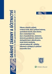 Daňové zákony a účetnictví podle stavu k 31. 12. 2020 s paralelním vyznačením změn od 1. 1. 2021