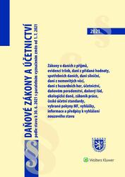 Daňové zákony a účetnictví podle stavu k 30. 6. 2021 s paralelním vyznačením změn od 1. 7. 2021