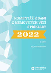 Komentář k dani z nemovitých věcí s příklady 2022