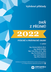 Daň z příjmů - vyřešené příklady 2022