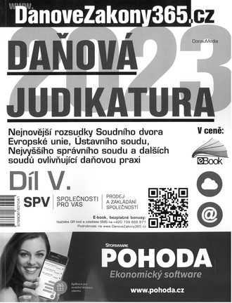 Daňová judikatura Díl V.