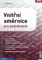 Vnitřní směrnice pro podnikatele 2023