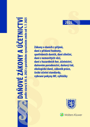 Daňové zákony a účetnictví podle stavu k 30. 6. 2025 s paralelním vyznačením změn od 1. 7. 2025 