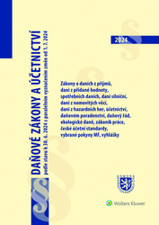 Daňové zákony a účetnictví podle stavu k 30. 6. 2024 s paralelním vyznačením změn od 1. 7. 2024